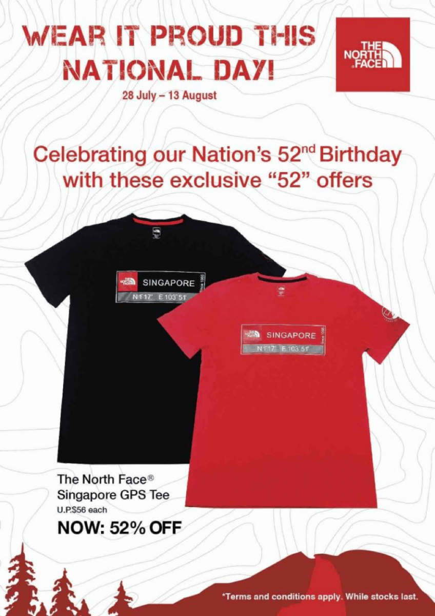 north face gps t shirt