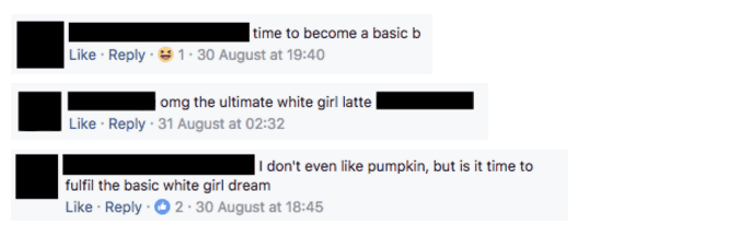 pumpkin spice latte