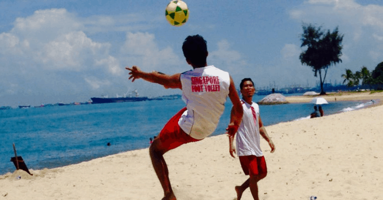 Foot volleyball deals