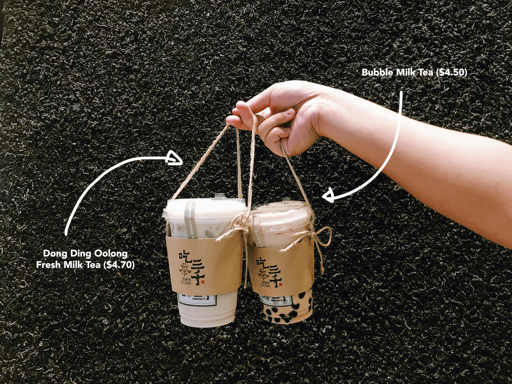 CHICAH San Chen Bestsellers: Dong Ding Oolong Fresh Milk Tea & Bubble Milk Tea 