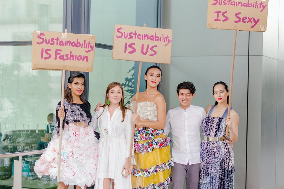 Raye at the Green Is The New Black Fashion Show, The Conscious Festival 2019